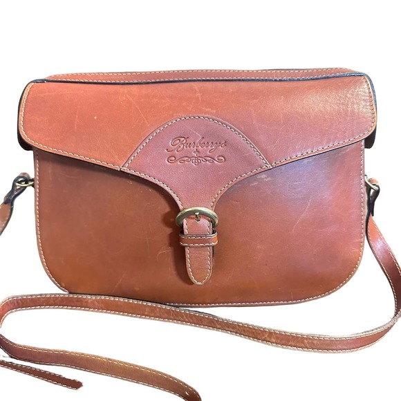 Burberry Bags Vintage Burberry Leather Crossbody Camera Bag Poshmark